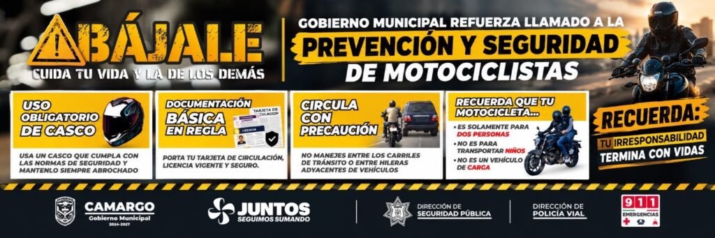 575df61c-6298-4bea-83bb-a3c6d2a2e51e-1024x341 Gobierno Municipal de Camargo refuerza llamado a la prevención y seguridad de motociclistas
